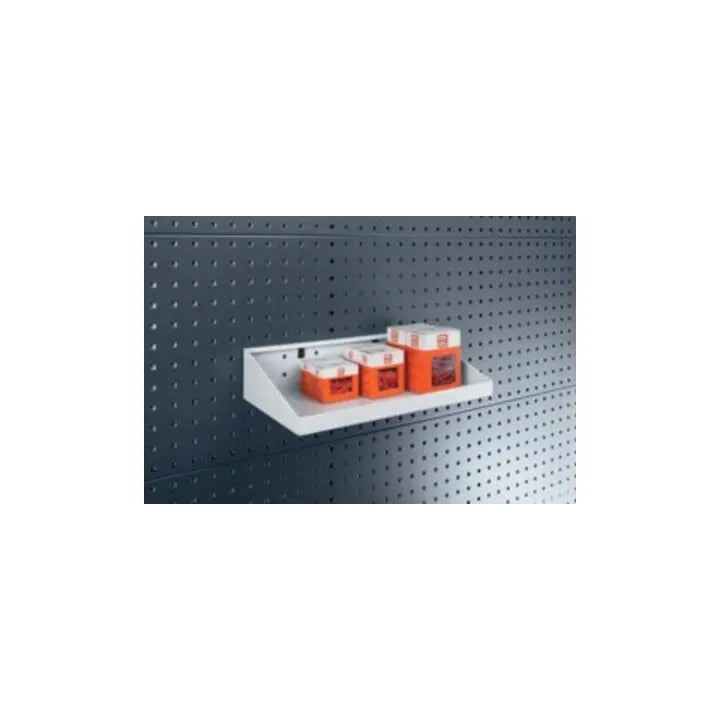 B-Ware Bott Ablageboden Regalboden Lochplatte Lichtgrau Lochplattensystem Aufbewahrung - 4049751011145