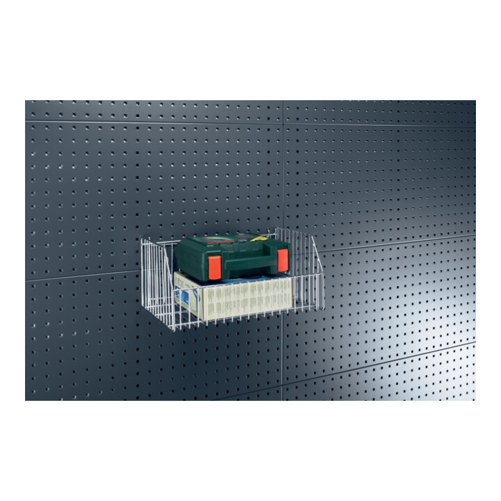 B-Ware Bott Drahtkorb Korb Verzinkt Lochplatten B470x T300x H220mm Eisen - 4025002125380