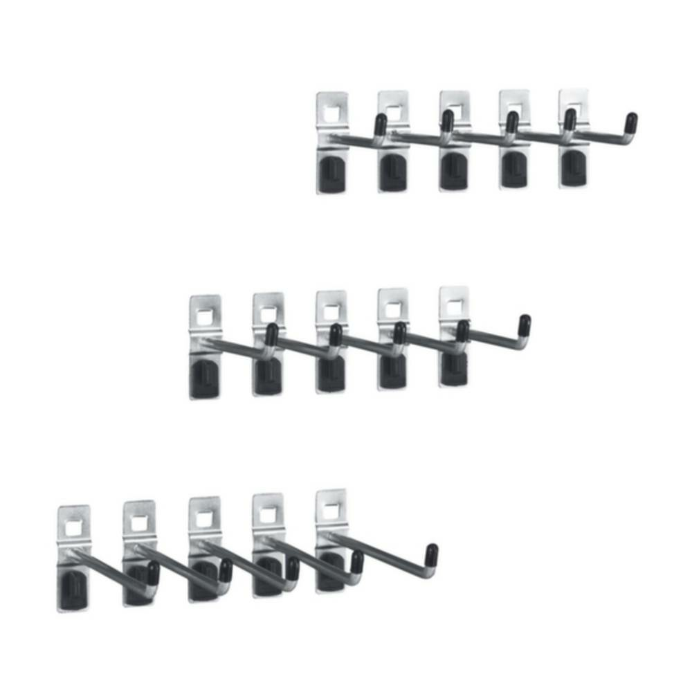 B-Ware Bott 14031427 Haltersortiment Lochplatte Werkzeughalter Haken 15 Teilig 3 Sets - 4025002872857