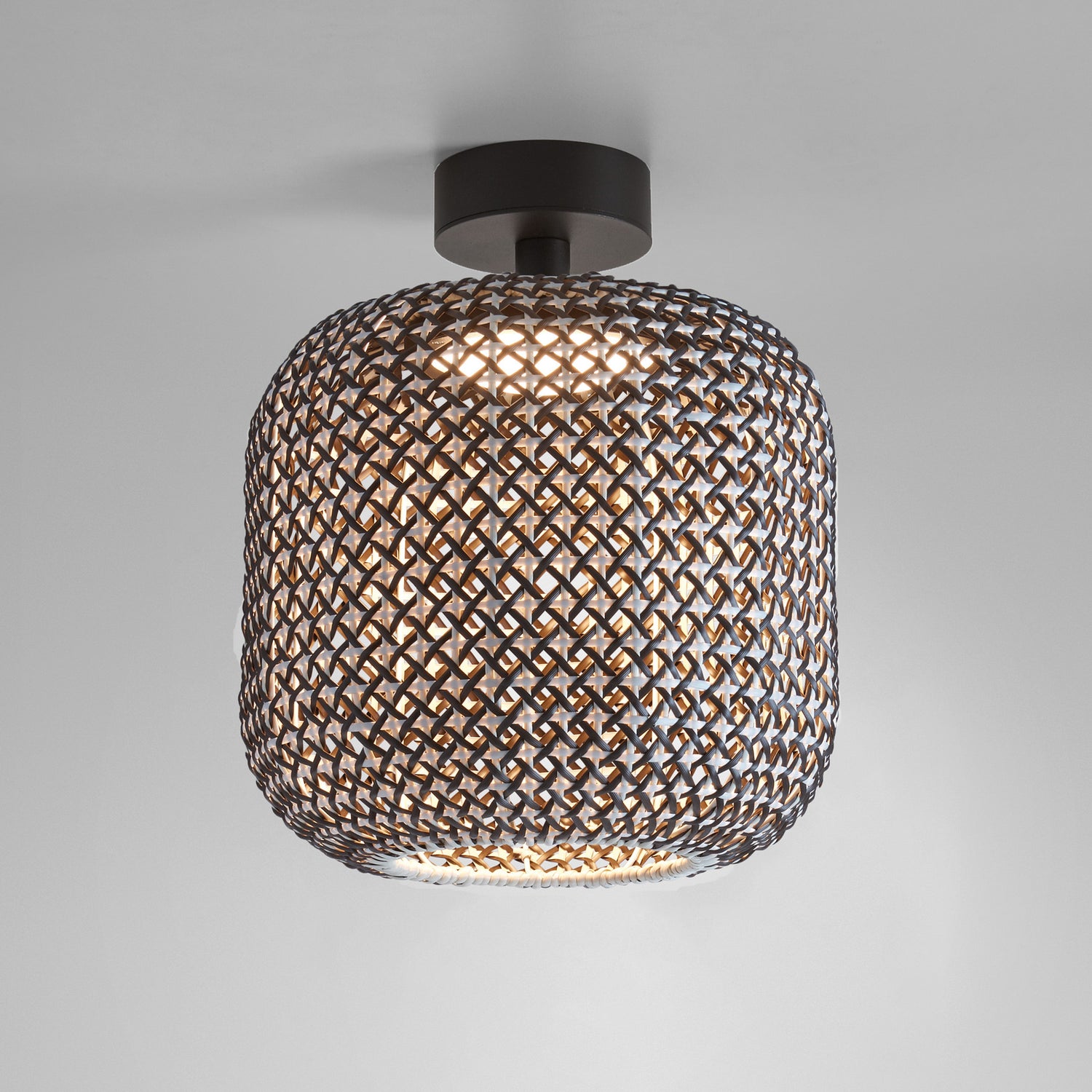 B-Ware Bover Deckenleuchte Außenlampe Led Nans Flechtgewebe Braun Outdoorleuchte  - 8435493704067