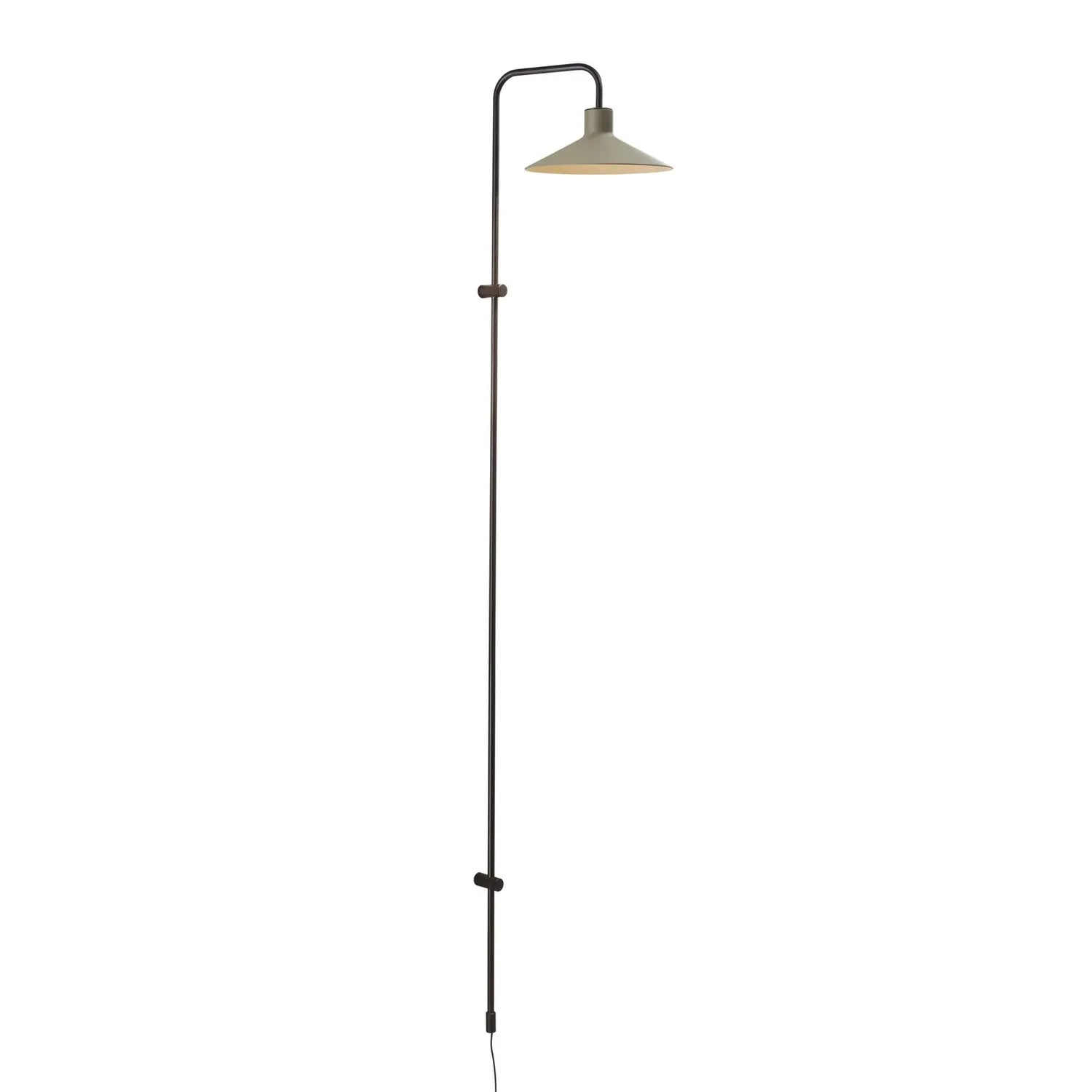 B-Ware Bover Wandlampe Wandleuchte Platet A05 Schwarz Olivgrau Aluminium Eisen E14 Led - 8435493736648