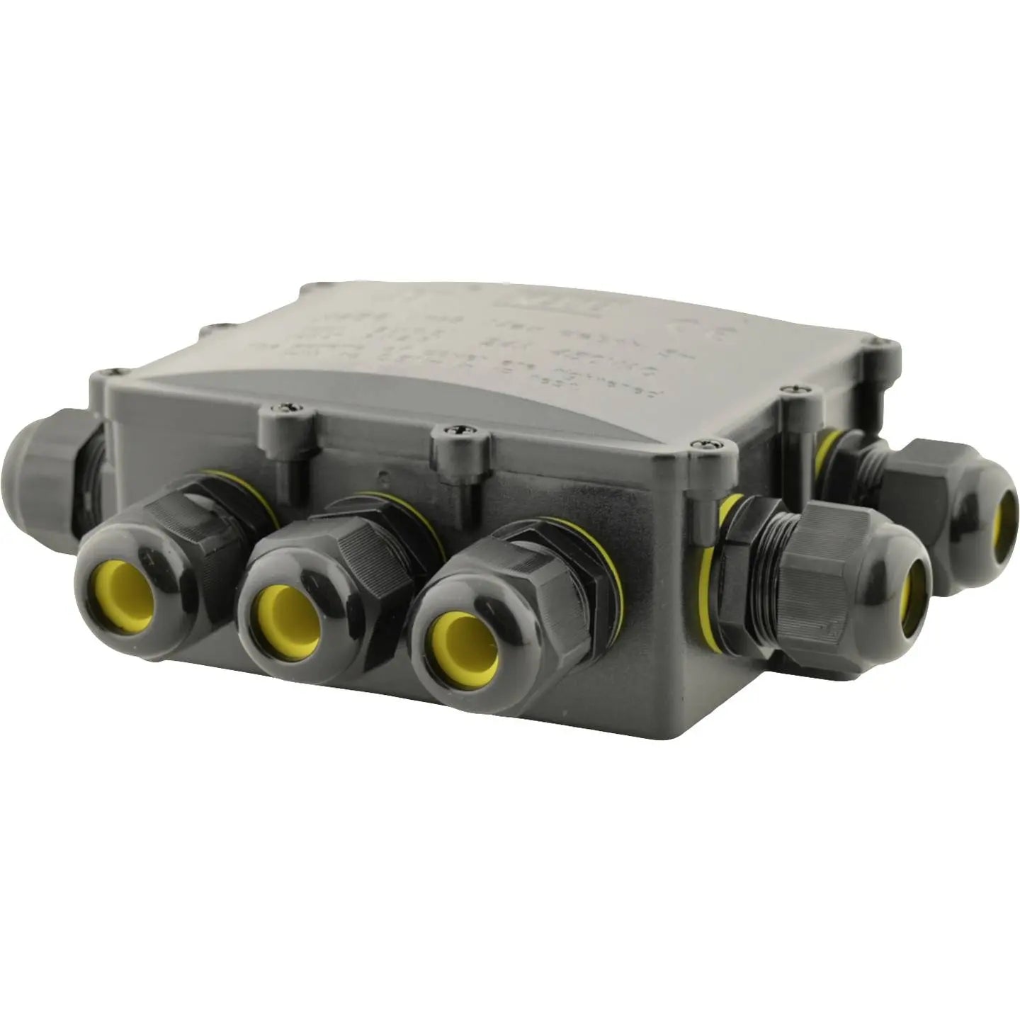 B-Ware Boxexpert Abzweigdose Verteilerkasten Schwarz 6 Polig Aufputz Ip68 Nylon 450 V - 4260543454463