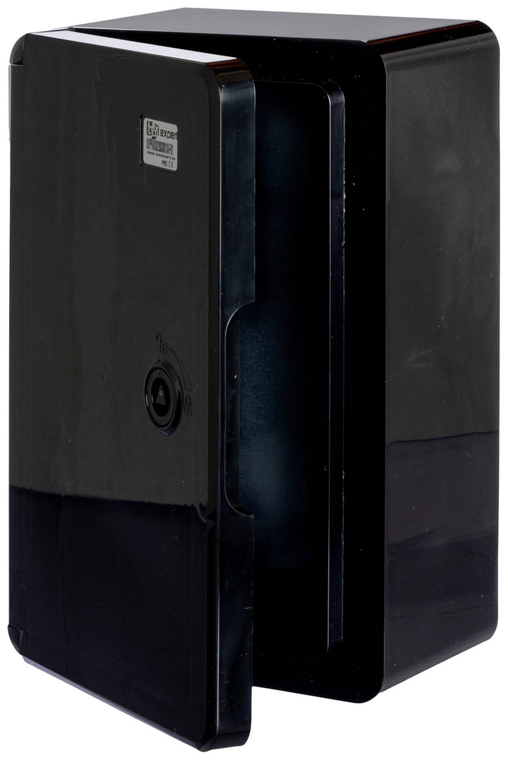Boxexpert Wandschrank Gehäuse Installationsgehäuse Fleet Schwarz 300x200x130mm B-Ware - 4260543452018