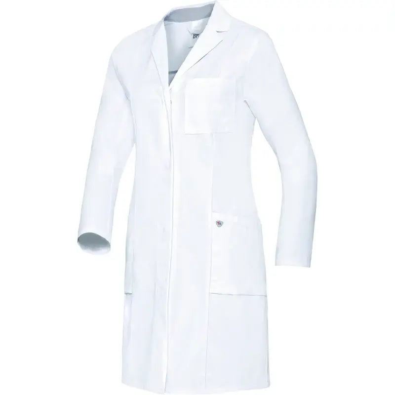 B-Ware Bp Arztkittel Damen Kittel Baumwolle Weiß Gr 48 Länge N Berufskleidung - 4055301645043