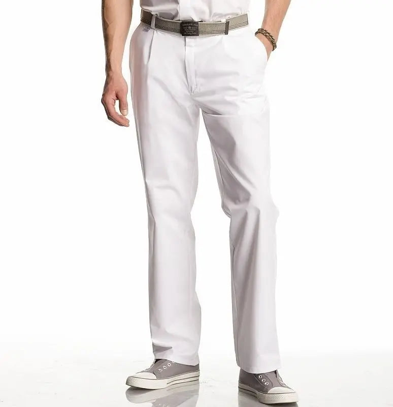 B-Ware Bp Herrenhose Hose Baumwolle Weiß Gr 50 Länge L