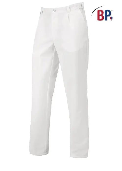 B-Ware Bp Herrenhose Hose Baumwolle Weiß Gr 50 Länge L