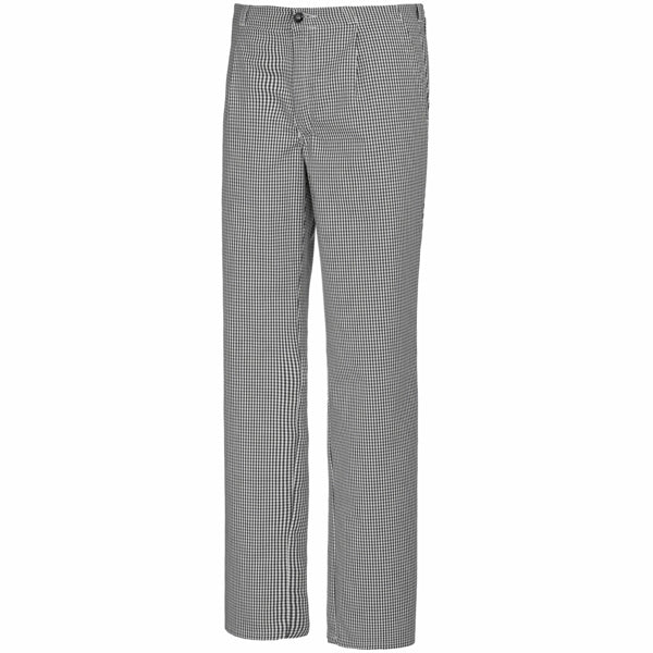 B-Ware Bp Kochhose Bäckerhose Arbeitshose Baumwolle Schwarz Weiß Pepita Gr 94 - 4010365530711