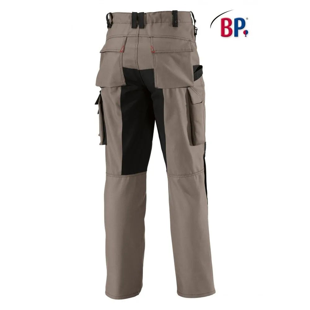 BP Bundhose Hose Arbeitshose Kniepolstertasche Herren Walnuss Schwarz Größe 52 S - 4055301123510