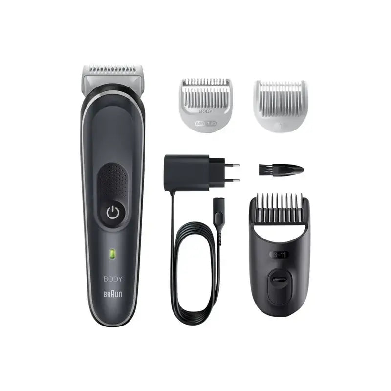 B-Ware Braun Körperhaartrimmer Bodygroomer 5 Sensitiv Kammaufsatz Ladeanzeige Trimmer - 4210201417187