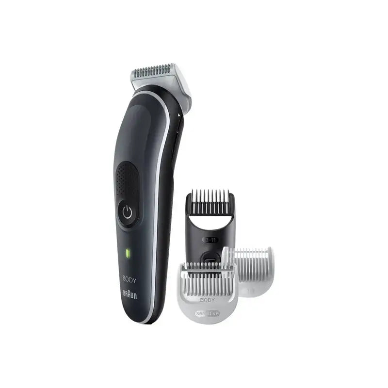 B-Ware Braun Körperhaartrimmer Bodygroomer 5 Sensitiv Kammaufsatz Ladeanzeige Trimmer - 4210201417187
