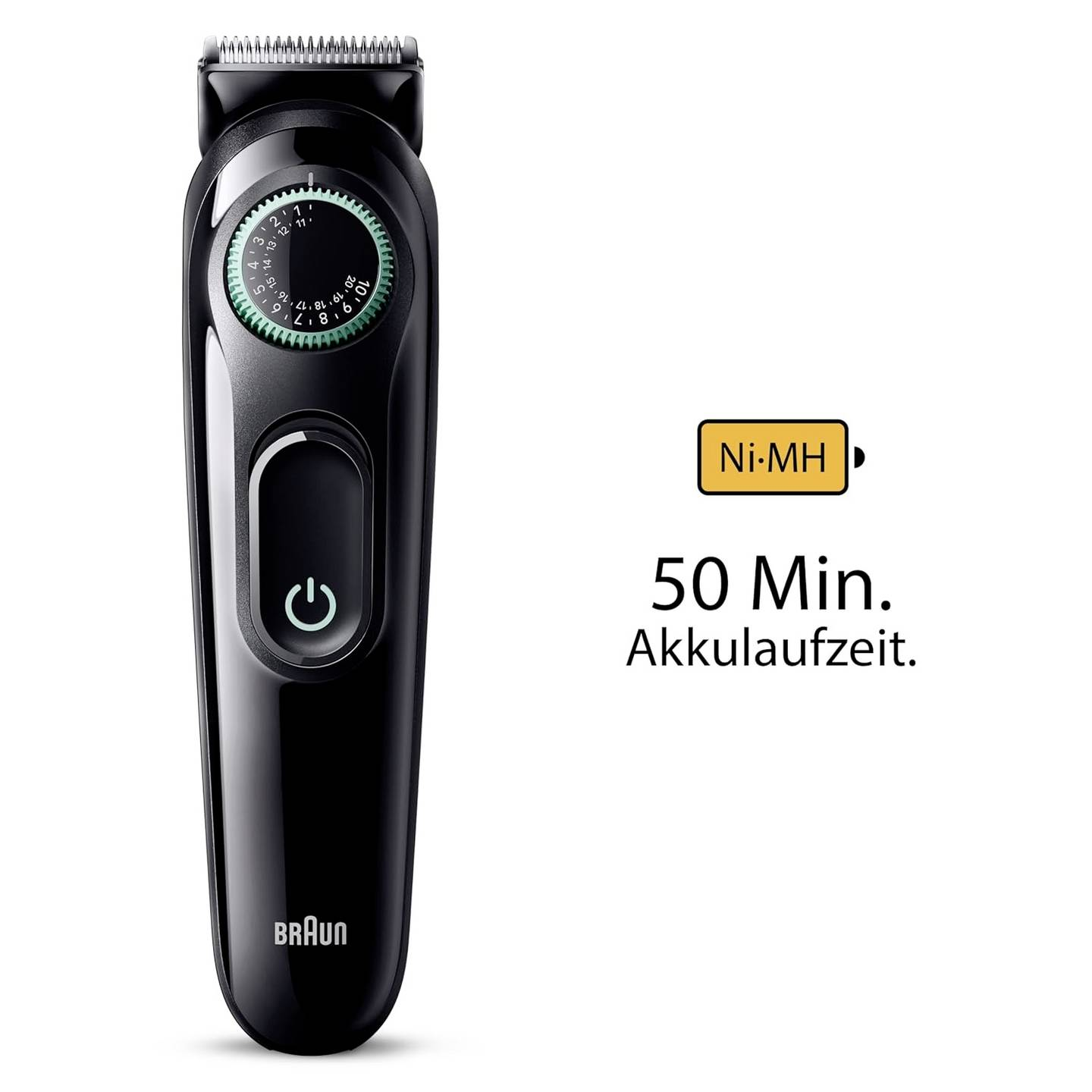 Braun Bt3421 Bartschneider Trimmer Barttrimmer Schwarz Präzisionsrad 40 Stufen B-Ware - 4210201447917