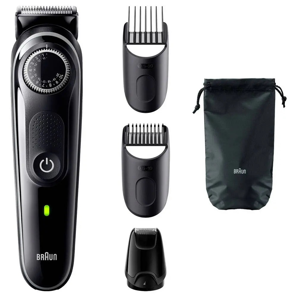 B-Ware Braun Bartschneider Haarschneider Trimmer Bt3440 Schwarz Präzisionstrimmer Set - 4210201447979