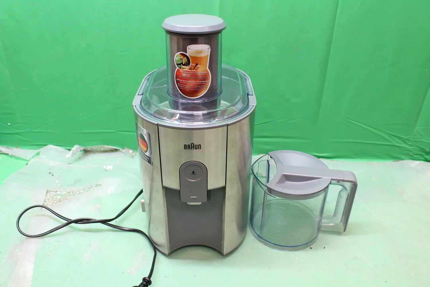 D-Ware Braun J700 Multiquick 7 Entsafter Saftpresse Obstpresse 1000 W Edelstahl Defekt - 4210201045267