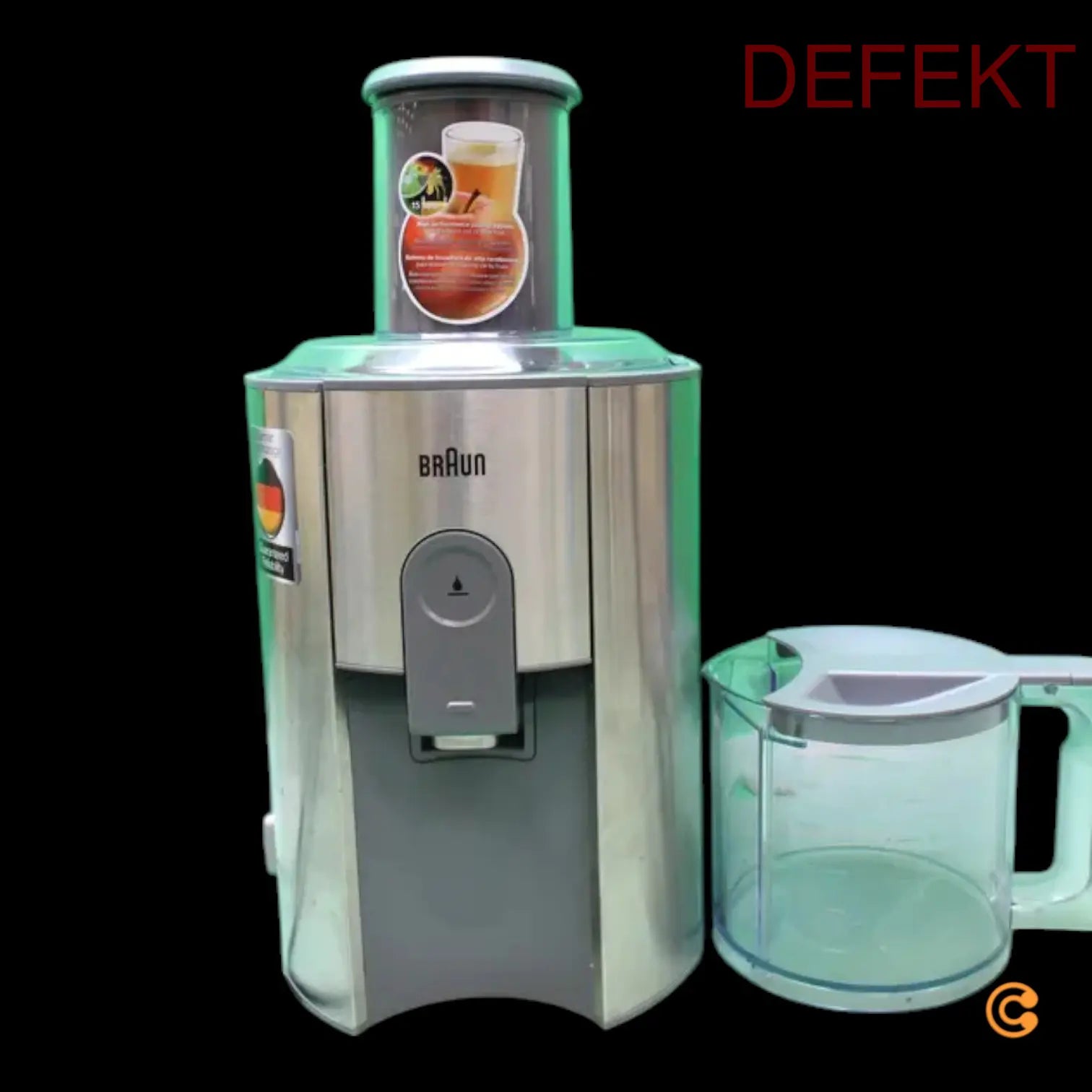 D-Ware Braun J700 Multiquick 7 Entsafter Saftpresse Obstpresse 1000 W Edelstahl Defekt - 4210201045267