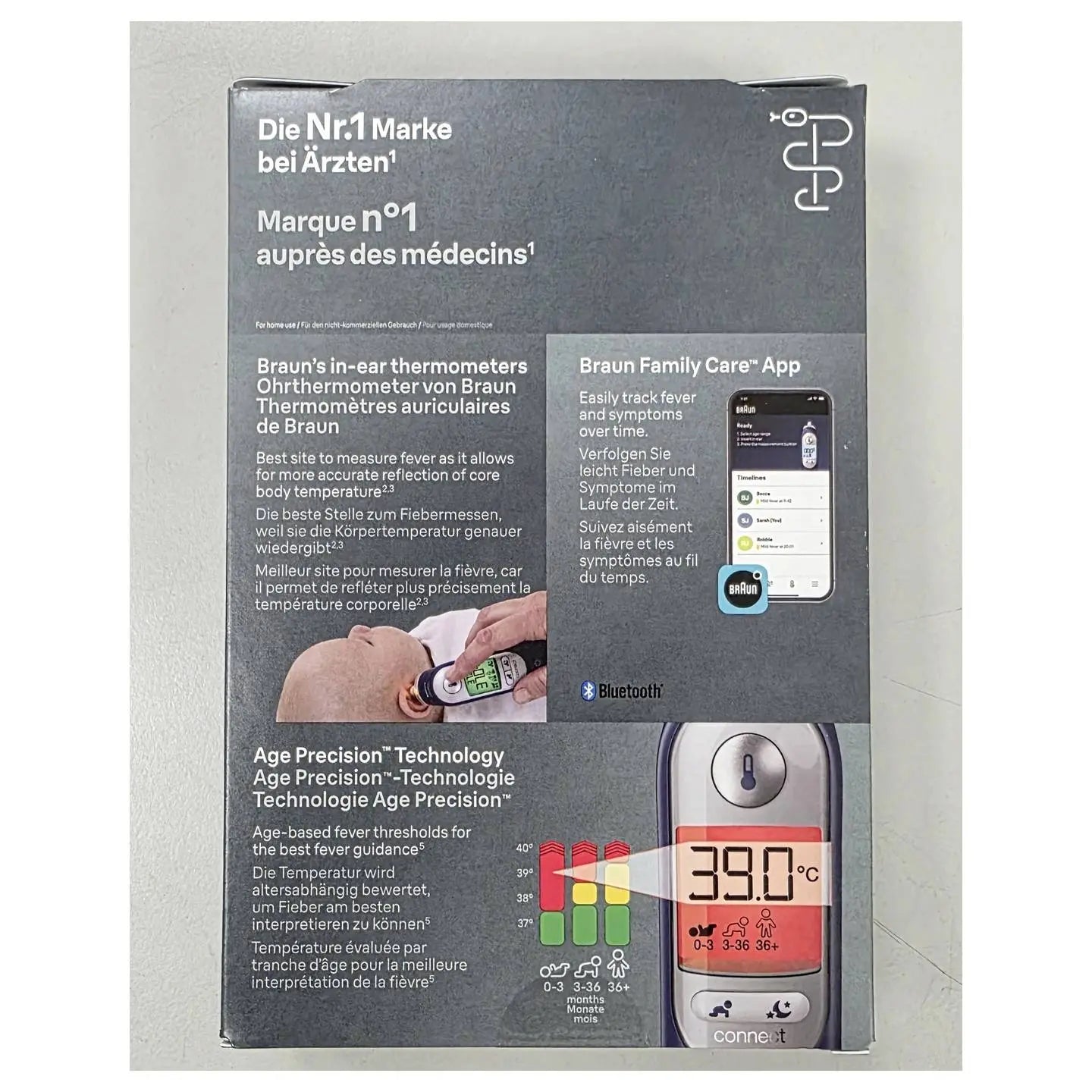B-Ware Braun Thermometer Ohr Fiebermesser Irt 6575 Thermoscan 7 Plus Connect Nwe - 4022167065759