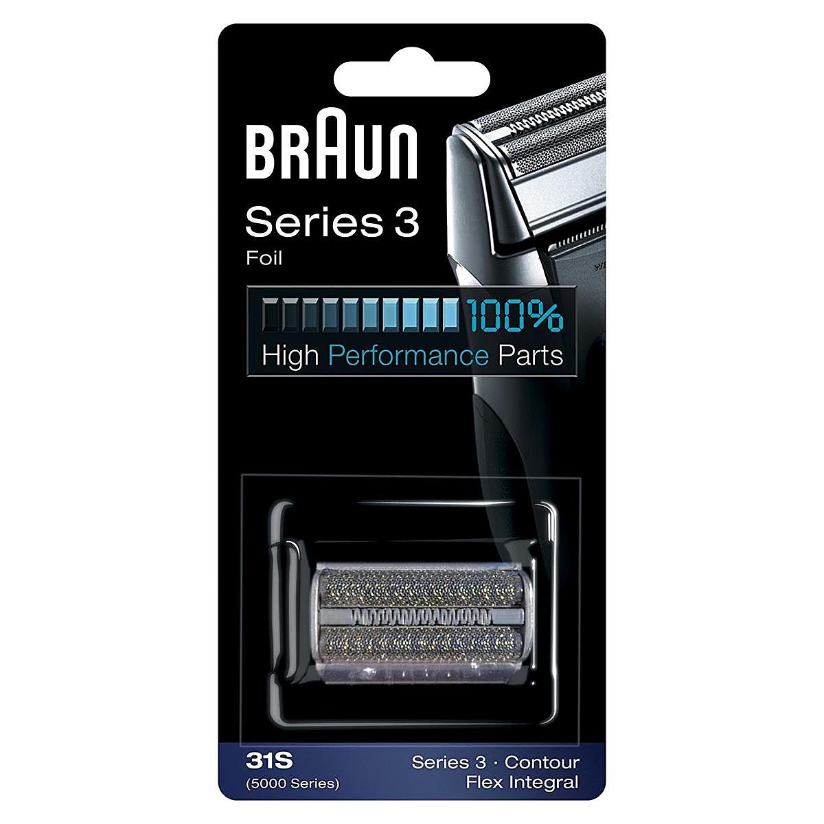 Braun 31 S Scherfolie Und Klingenblock   Kompatibel Mit Series 3 Rasierern        B-Ware