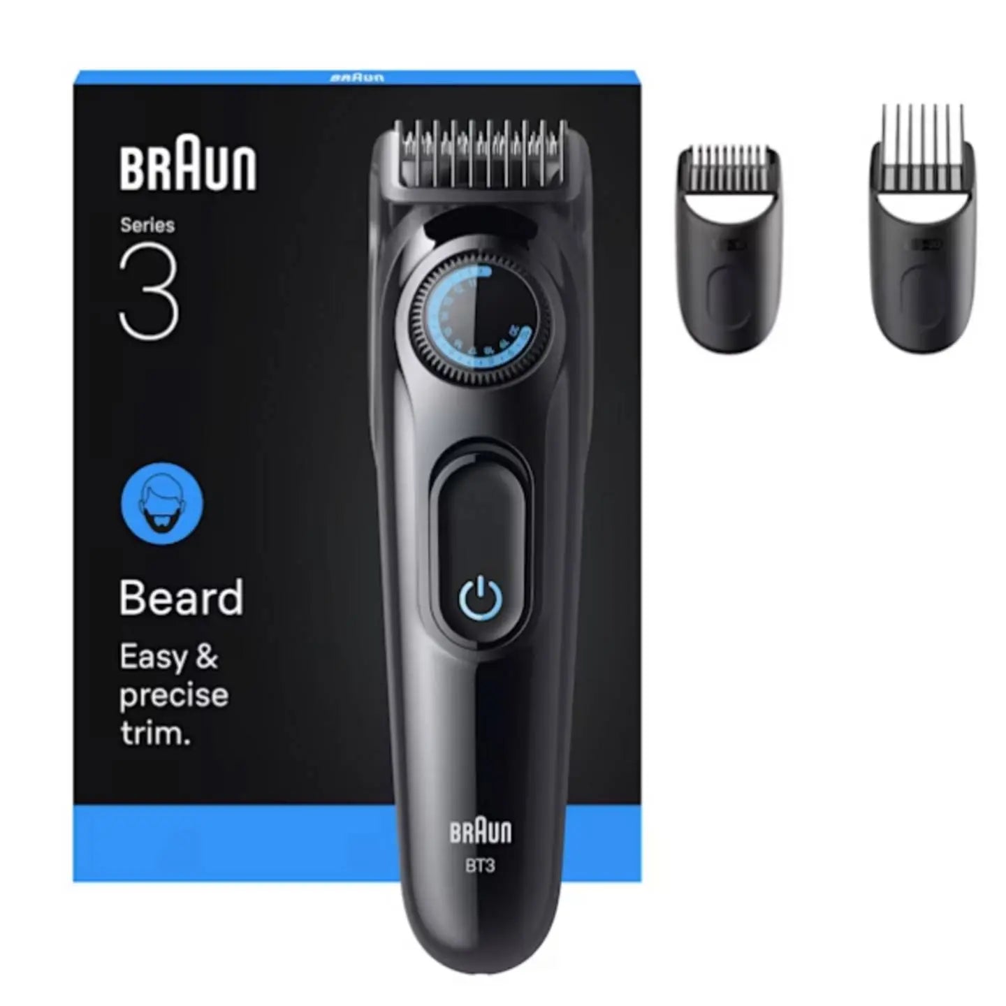 B-Ware Braun Series 3 Bt3520 Bartschneider Trimmer Akku Rasierer Schwarz Blau Box - 7500435244978