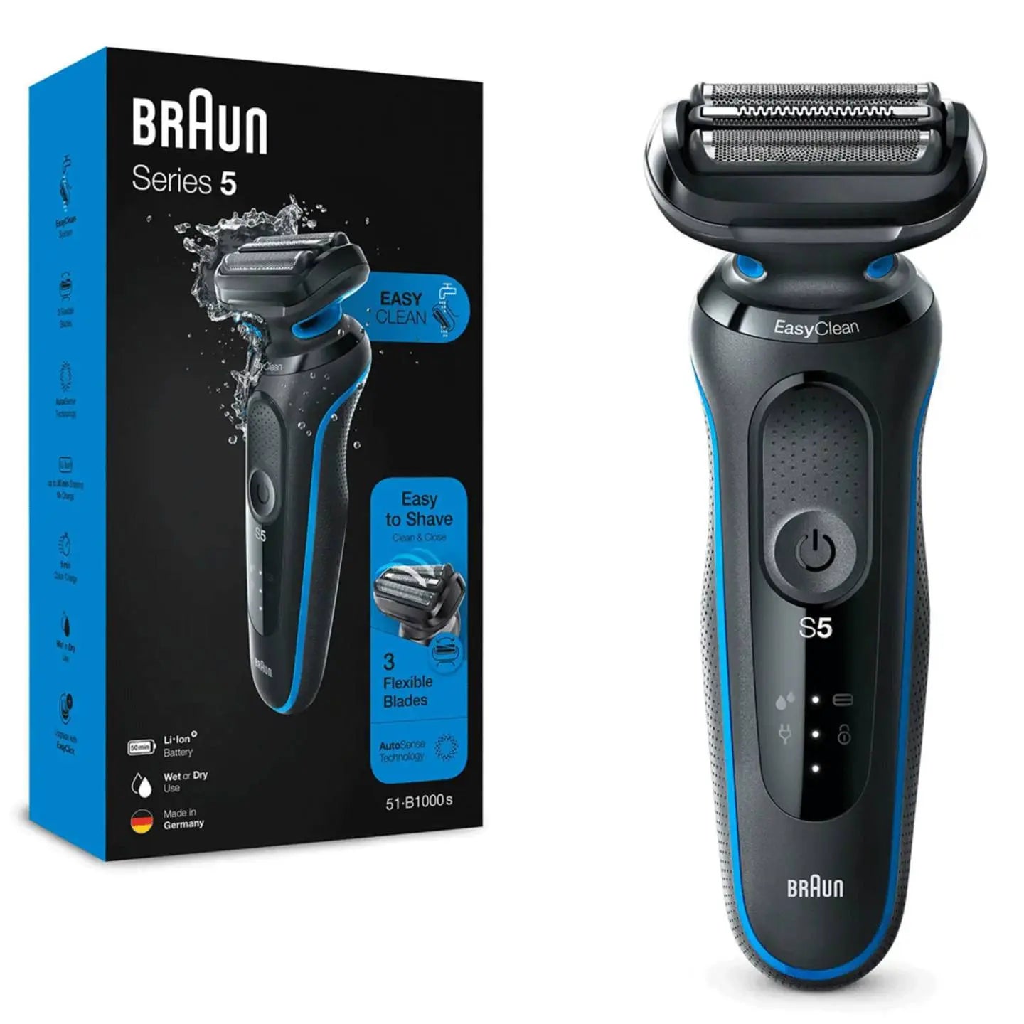 B-Ware Braun B1000s Folienrasierer Rasierer Haarentferner Herrenrasierer Folienrasie559 - 4210201432197