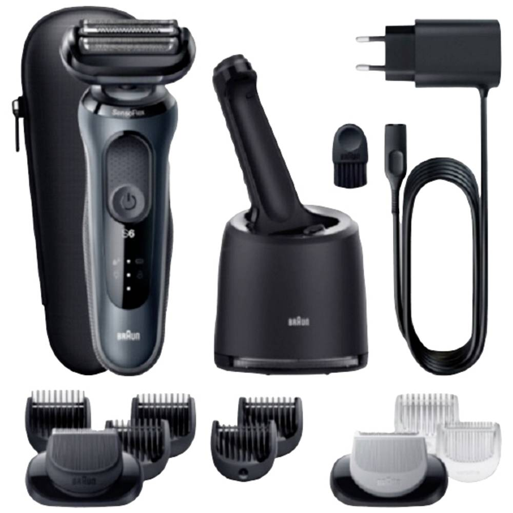 Braun Series 6 61-N7650cc Folienrasierer Anthrazit Rasierer Haarentferner Rasur