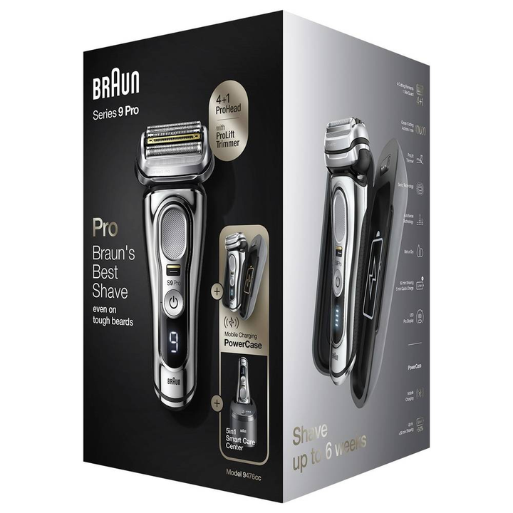 Braun Series 9 9496cc Sw 9496cc Folienrasierer Rasierapparat Rasierer Silber B-Ware - 8700216050166