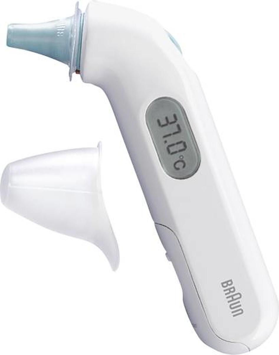 B-Ware Braun Thermo Scan 3 Infrarot Fieberthermometer Fieberalarm Vorgewärmte Meßspitze - 4022167330307