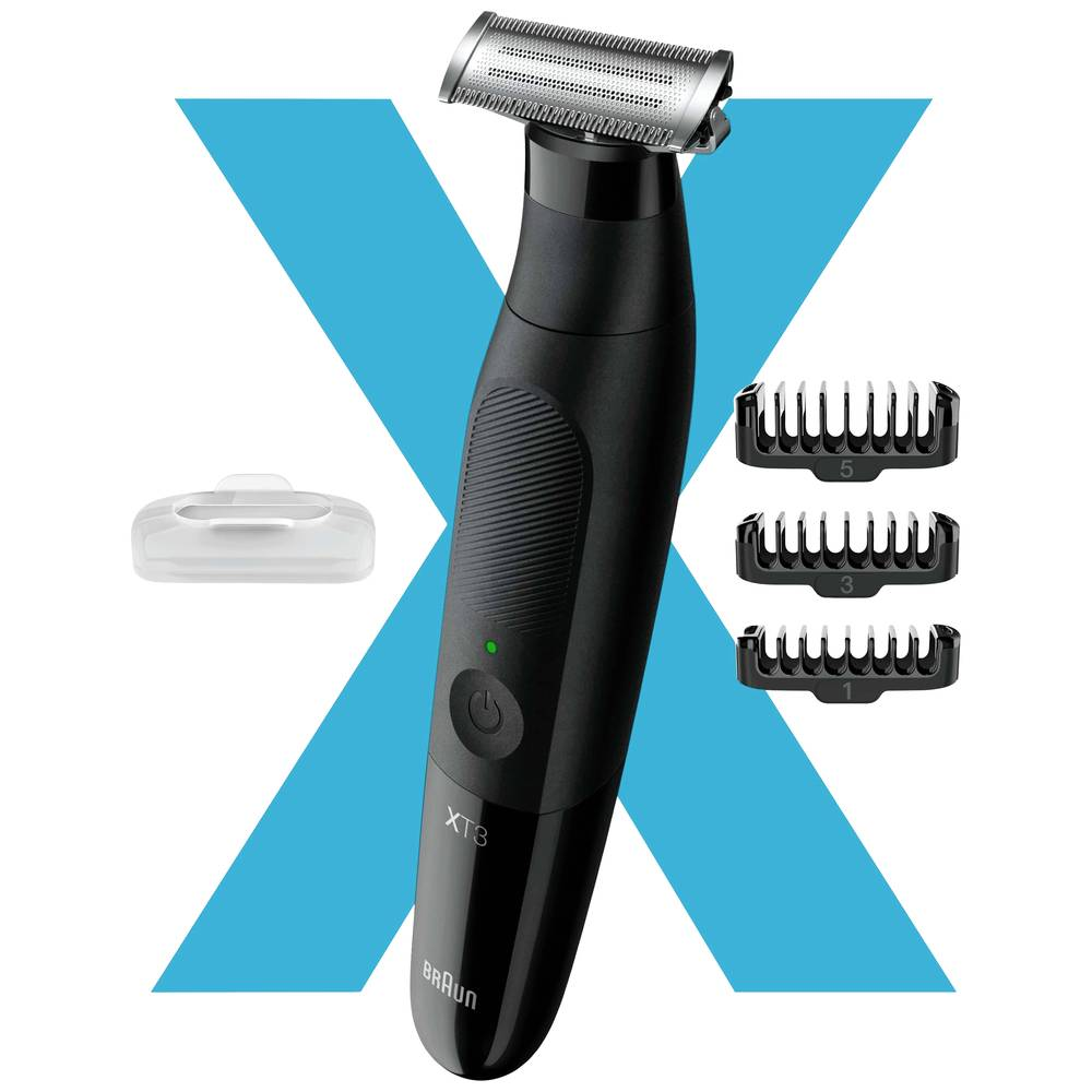 Braun Xt3100 Bartschneider Haarschneider Körperhaartrimmer Abwaschbar Schwarz B-Ware