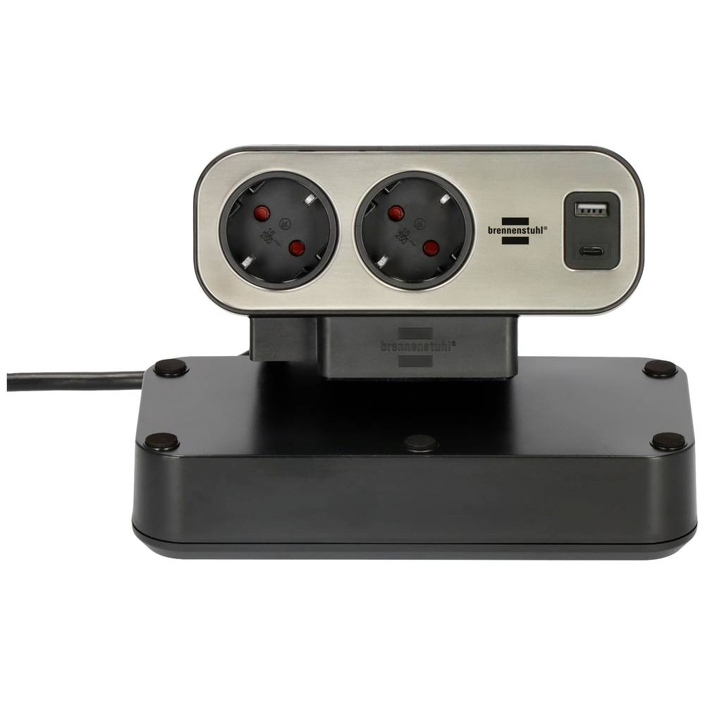 B-Ware Brennenstuhl Tischsteckdose 9x Mehrfachsteckdose Steckdosenleiste Schutzkontakt - 4007123682171