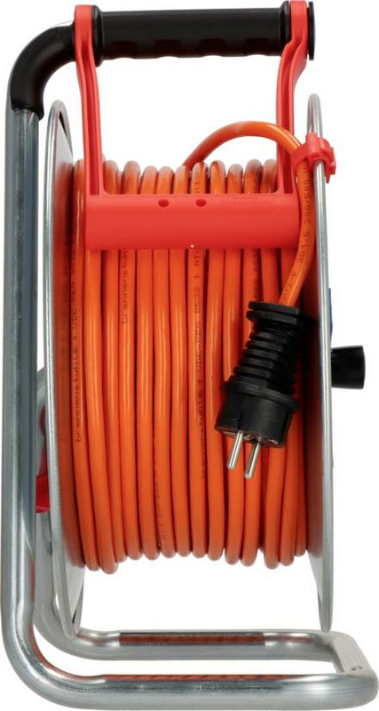 B-Ware Brennenstuhl Kabeltrommel 40 M Schutzkontakt Stecker Verlängerungskabel Orange  - 4007123683093