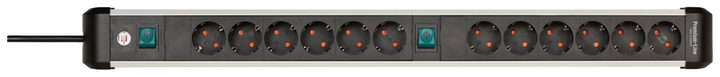 Brennenstuhl 1391030200 Steckdosenleiste Mit Schalter Silber Schwarz Steckdose B-Ware