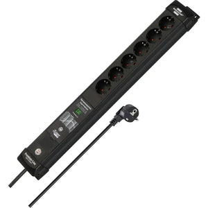 B-Ware Brennenstuhl Steckdosenleiste Mehrfachsteckdose Wi Fi Connect 6 Fach Schwarz 1,8m