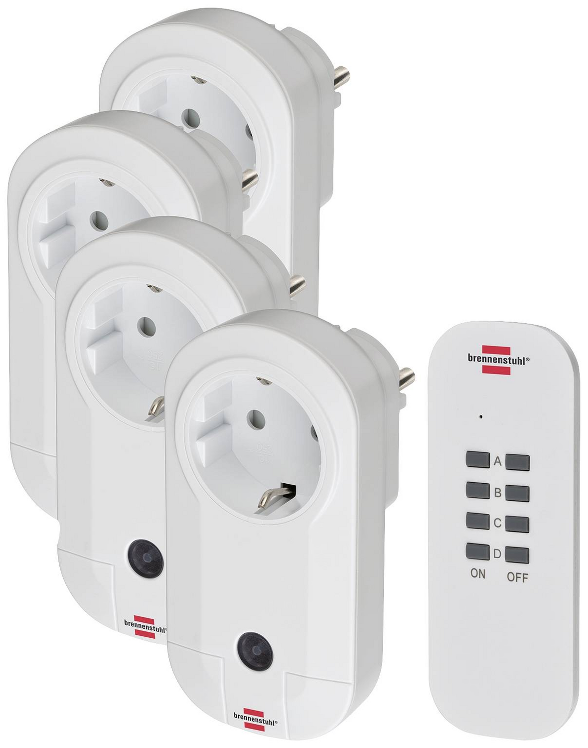 B-Ware Brennenstuhl Comfort Line 1507050 Funk Steckdosen Set Dose Innenbereich 1000 W   - 4007123643561