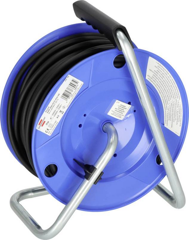 B-Ware Brennenstuhl Kabeltrommel 40 M Schwarz Schutzkontakt Stecker Kabel Trommel Kabel - 4007123684434