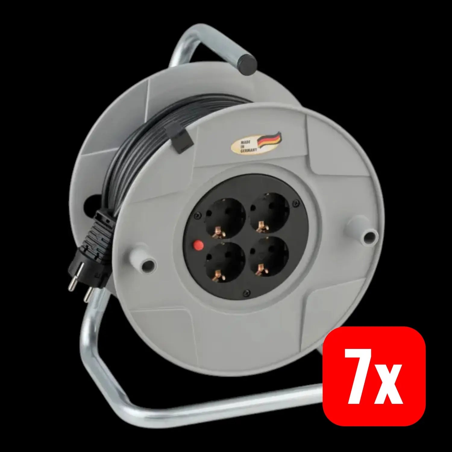 B-Ware Brennenstuhl Kabeltrommel Ak 260 4 Dosen Verlängerungskabel 40m 7 Stück - 4007123093793