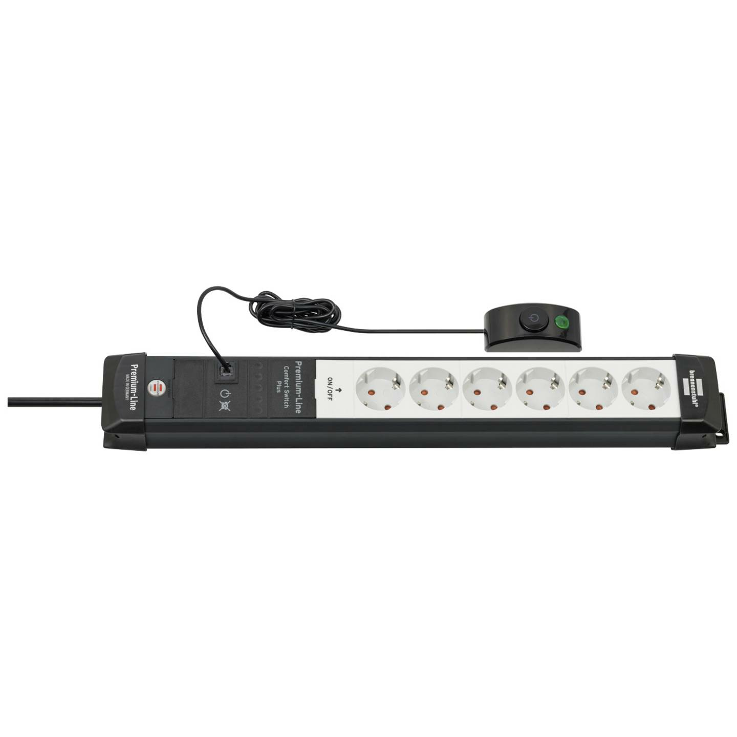 B-Ware Brennenstuhl Steckdosenleiste Steckdose Mit Schalter 6fach Schwarz/Weiß 1 St.591 - 4007123679102
