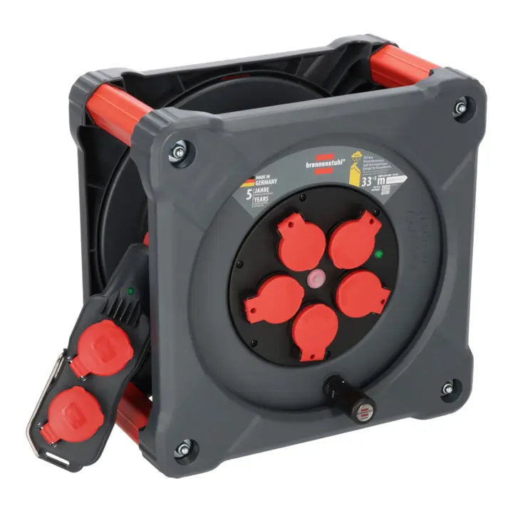 B-Ware Brennenstuhl Kabeltrommel Verlängerungskabel Baustelle Powerblock Kc 3200 5 Ip44 - 4007123687572