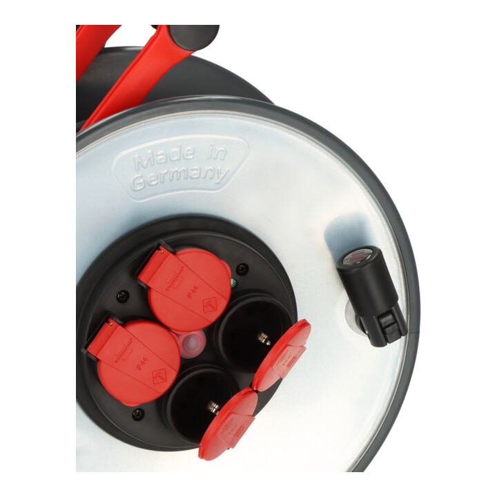 B-Ware Brennenstuhl Kabeltrommel Trommel Kabeltrommel 50m H07 Bqf 3 G15 Ip44 Steel Core