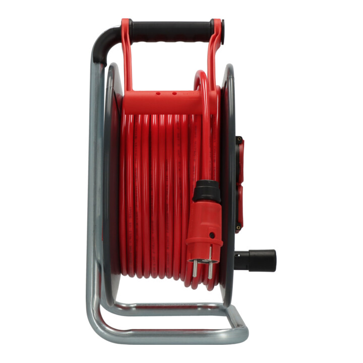 B-Ware Brennenstuhl Kabeltrommel Trommel Kabeltrommel 50m H07 Bqf 3 G15 Ip44 Steel Core