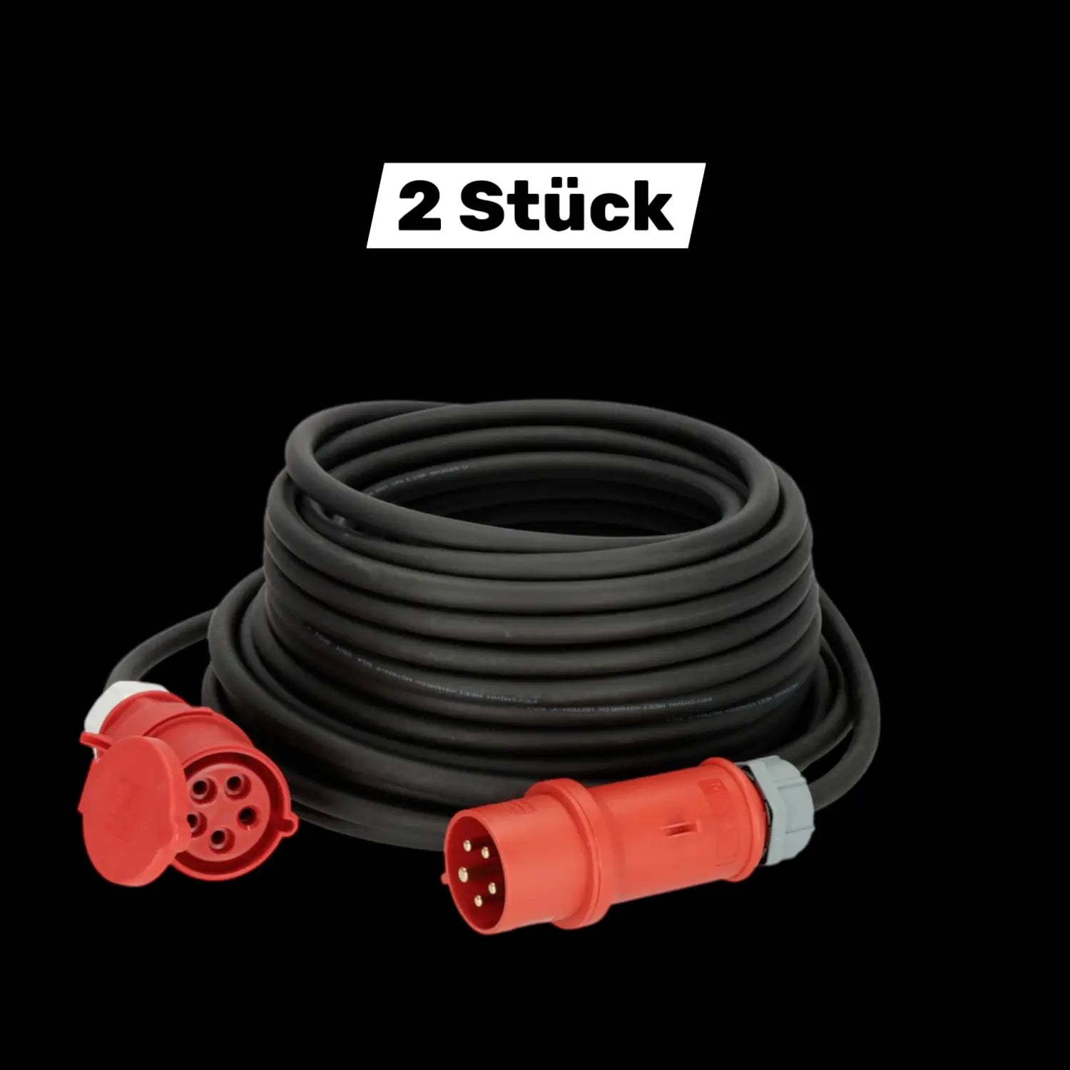 B-Ware Brennenstuhl Verl. Leitung 25m Mit Phasenwender Stromkabel 2 Stück - 4007123667284