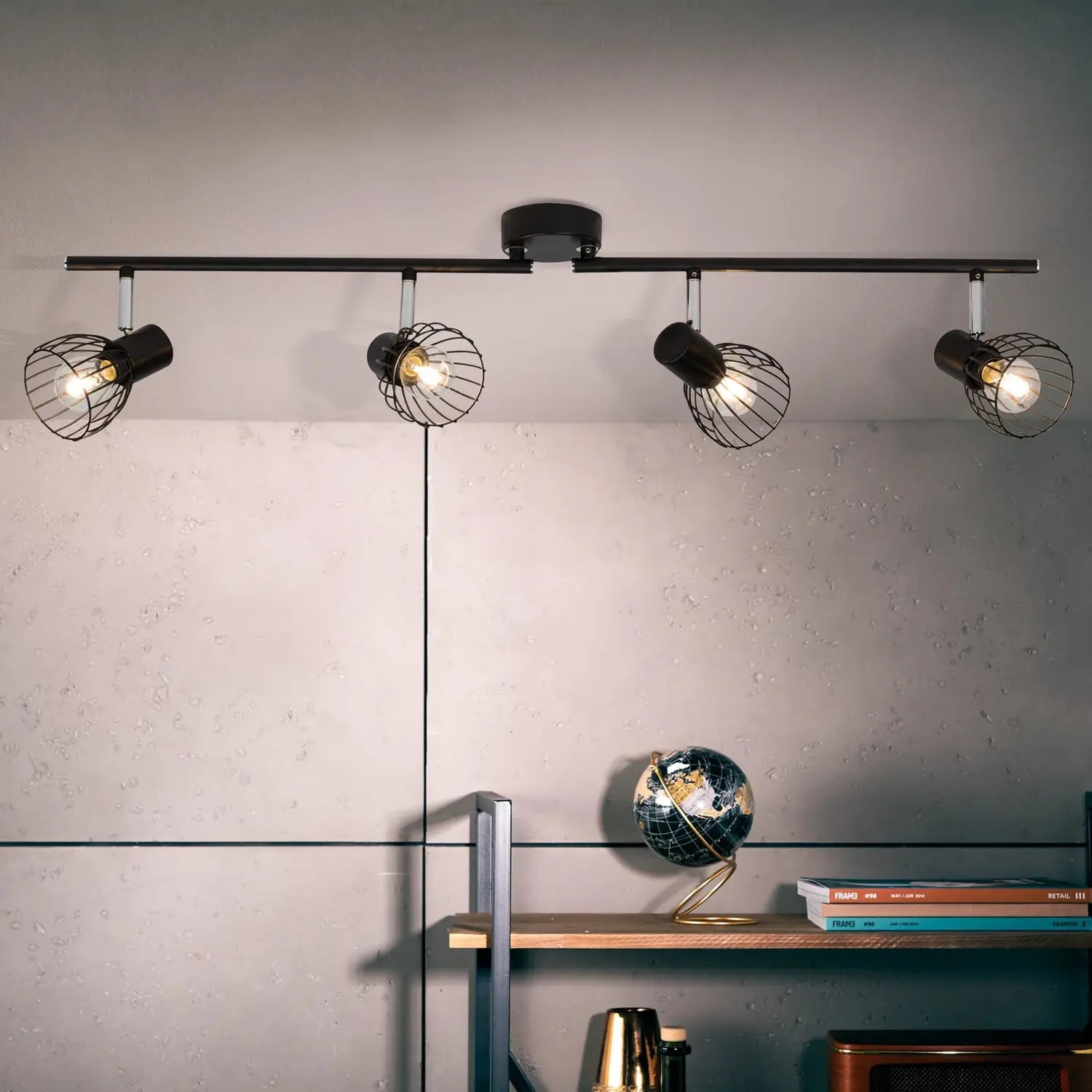 B-Ware Brilliant Deckenstrahler Deckenspot Blacky Schwarz Metall Led Siehe Text/Foto - 4004353286490