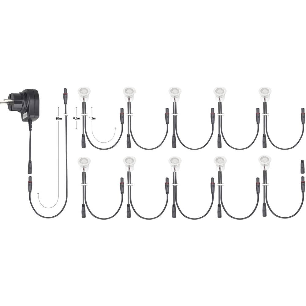 Brilliant G03093/82 Cosa 30 Led Einbauleuchte Set Einbaulicht Fest Eingebaut B-Ware - 4004353047398