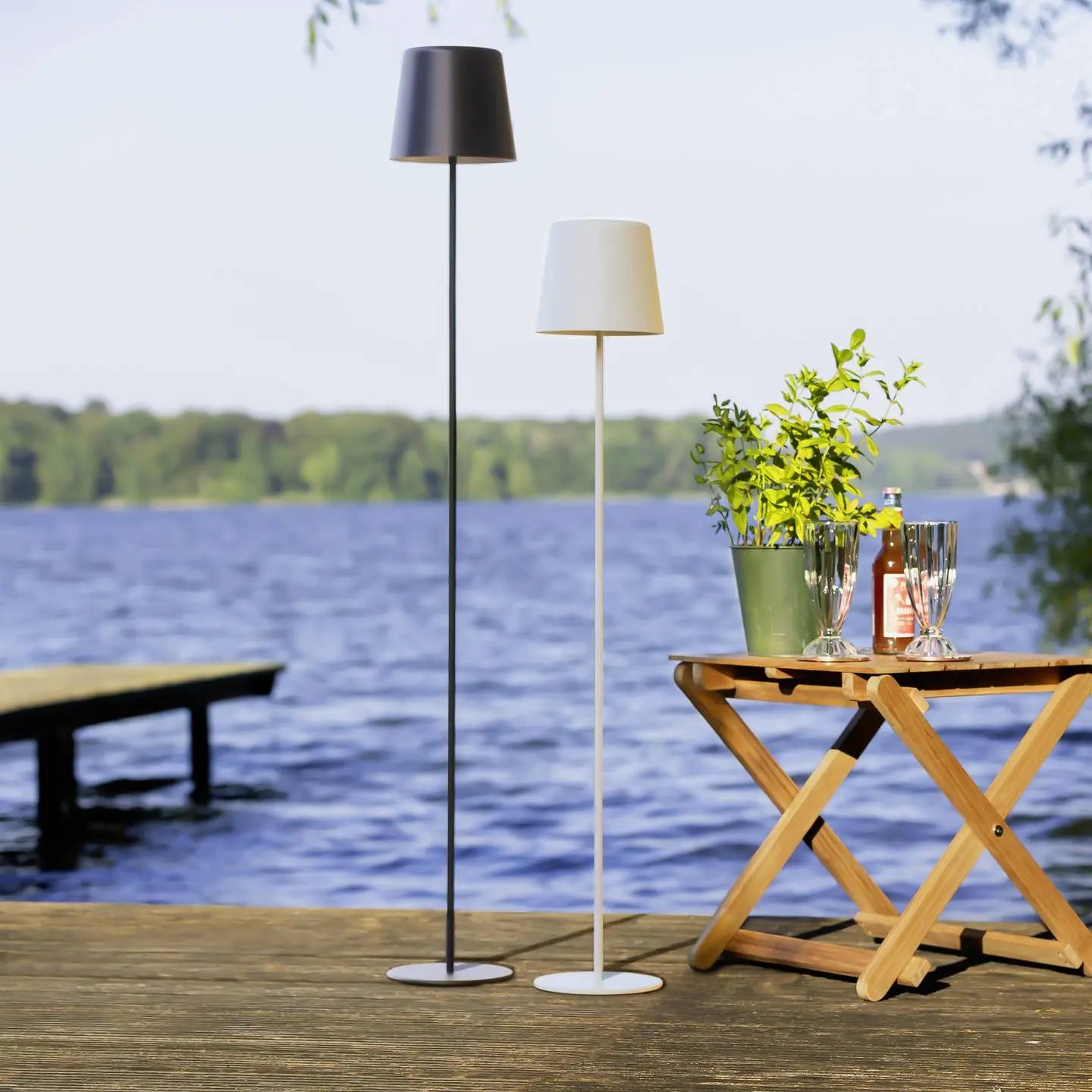 B-Ware Brilliant Außenstandleuchte Gartenlampe Led Lampe Fest Eingebaut Schwarz - 4004353446825