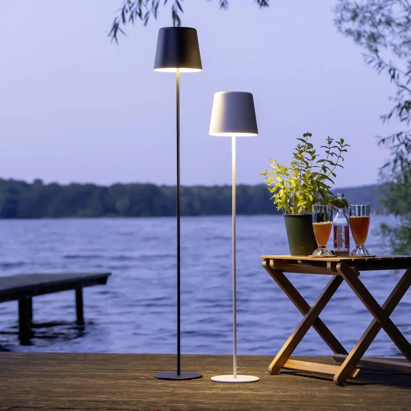 B-Ware Brilliant Außenstandleuchte Gartenlampe Led Lampe Fest Eingebaut Schwarz - 4004353446825