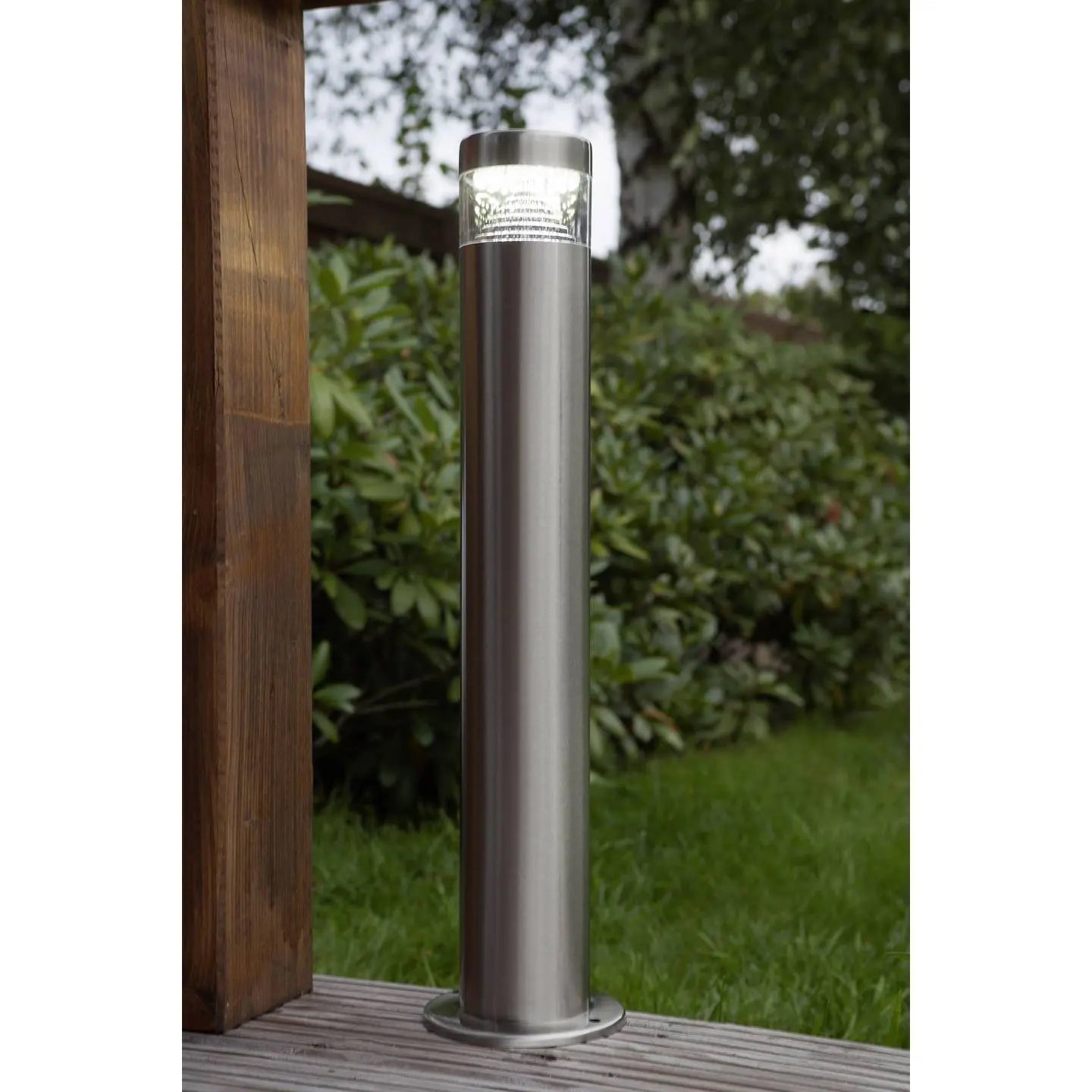B-Ware Brilliant Außenleuchte Sockelleuchte Led Lampe Avon Edelstahl Standleuchte - 4004353128578