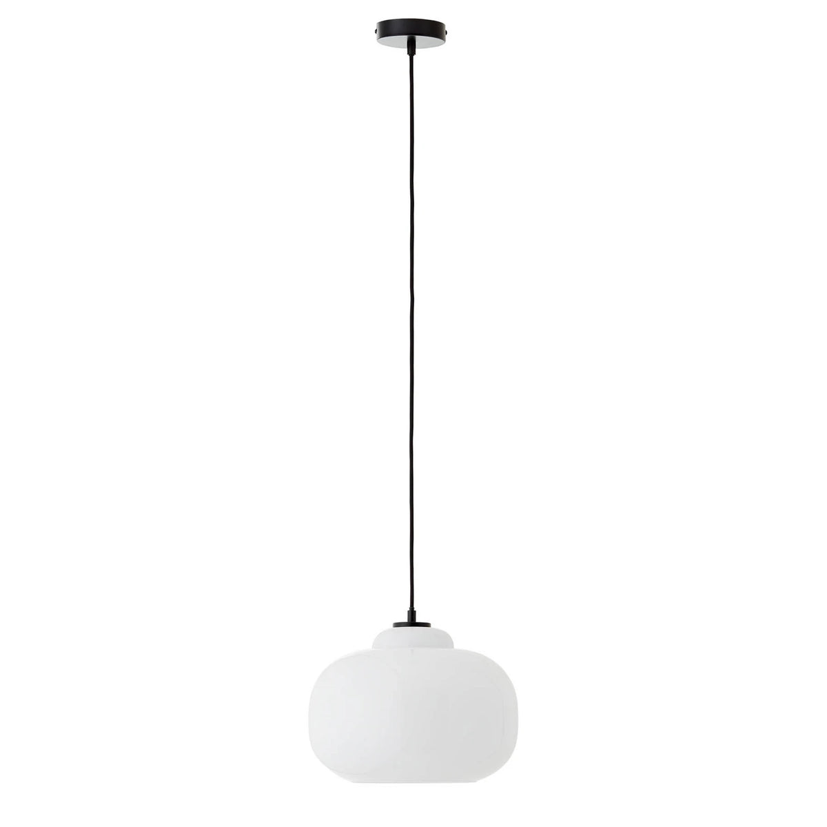 Brilliant Pendelleuchte Hängelampe Glas Blop Lampe weiß Wohnzimmer Esszimmer - 4004353413322