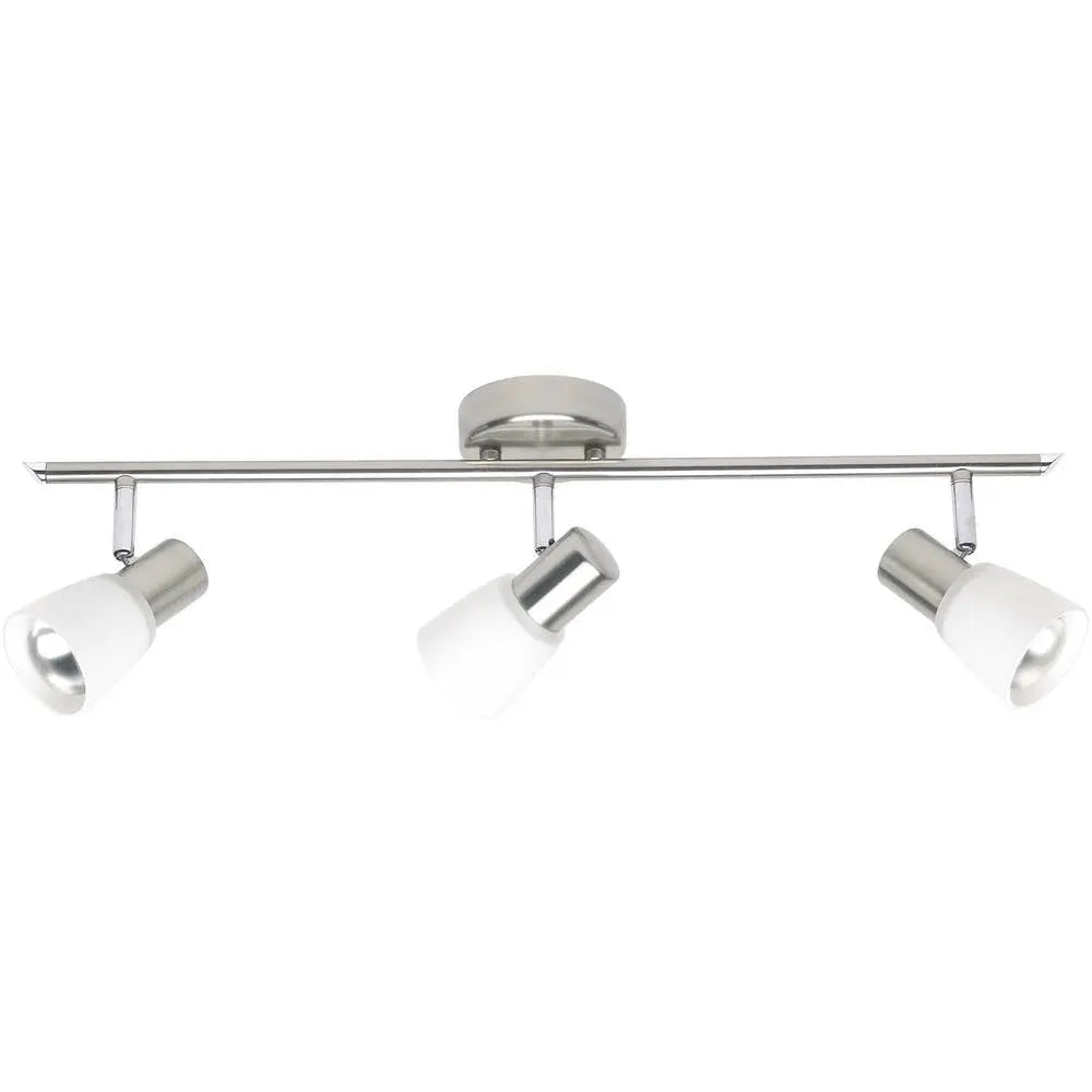 B-Ware Brilliant Led Deckenstrahler Luca 35816/77 Spot Lampe Edelstahl Chrom Weiß  - 4004353036361