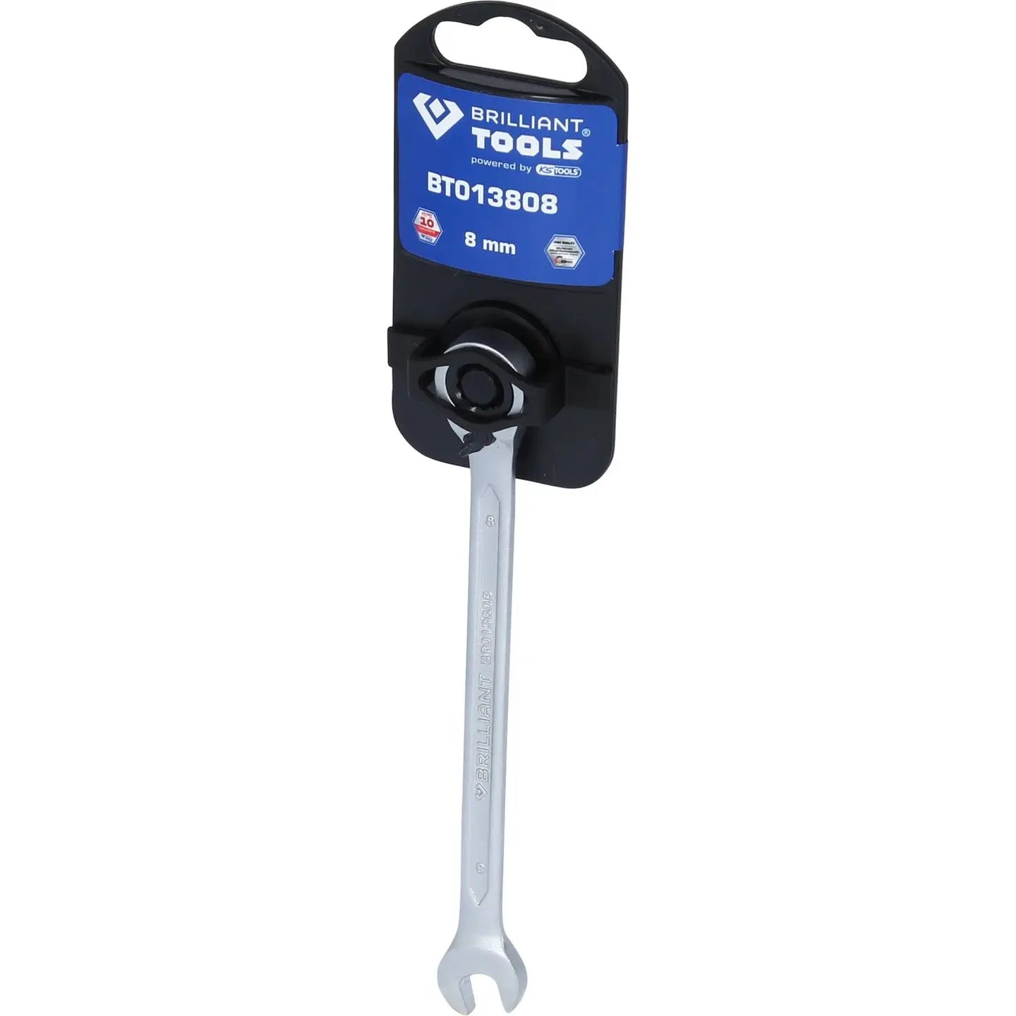 B-Ware Brilliant Tools Ring Ratschenschlüssel Maulschlüssel Metrisch 8 Mm 9 Stück - 4042146864036