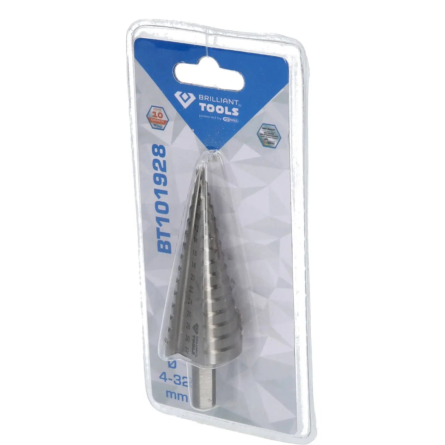 B-Ware Brilliant Tools Stufenbohrer Schrittbohrer Bohrer 4 Bis 32 Mm Werkzeug Metall - 4042146870426
