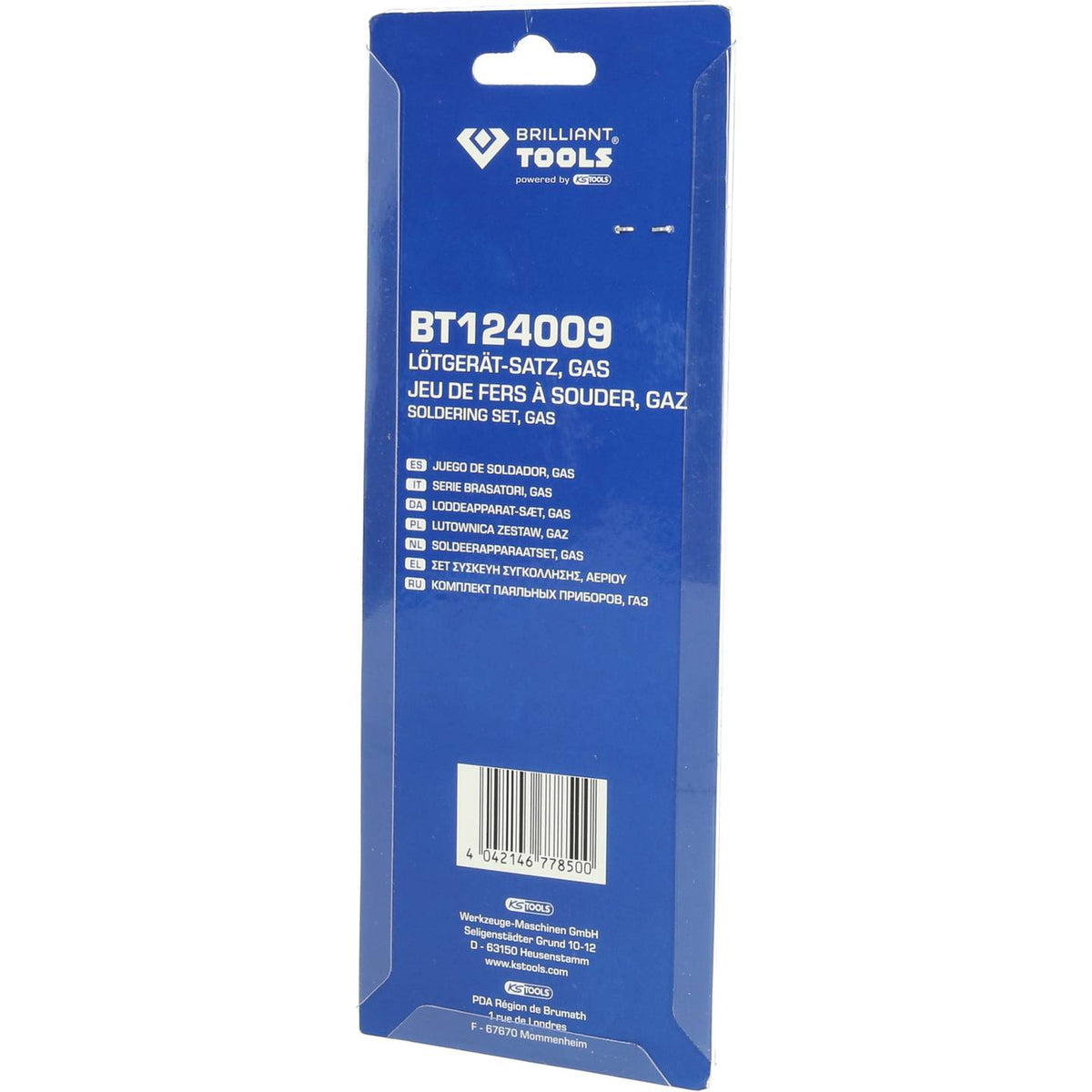 Brilliant Tools Gaslötset Lötgerät Mikrogerät BT124009 Lötspitze inklusive - 4042146778500