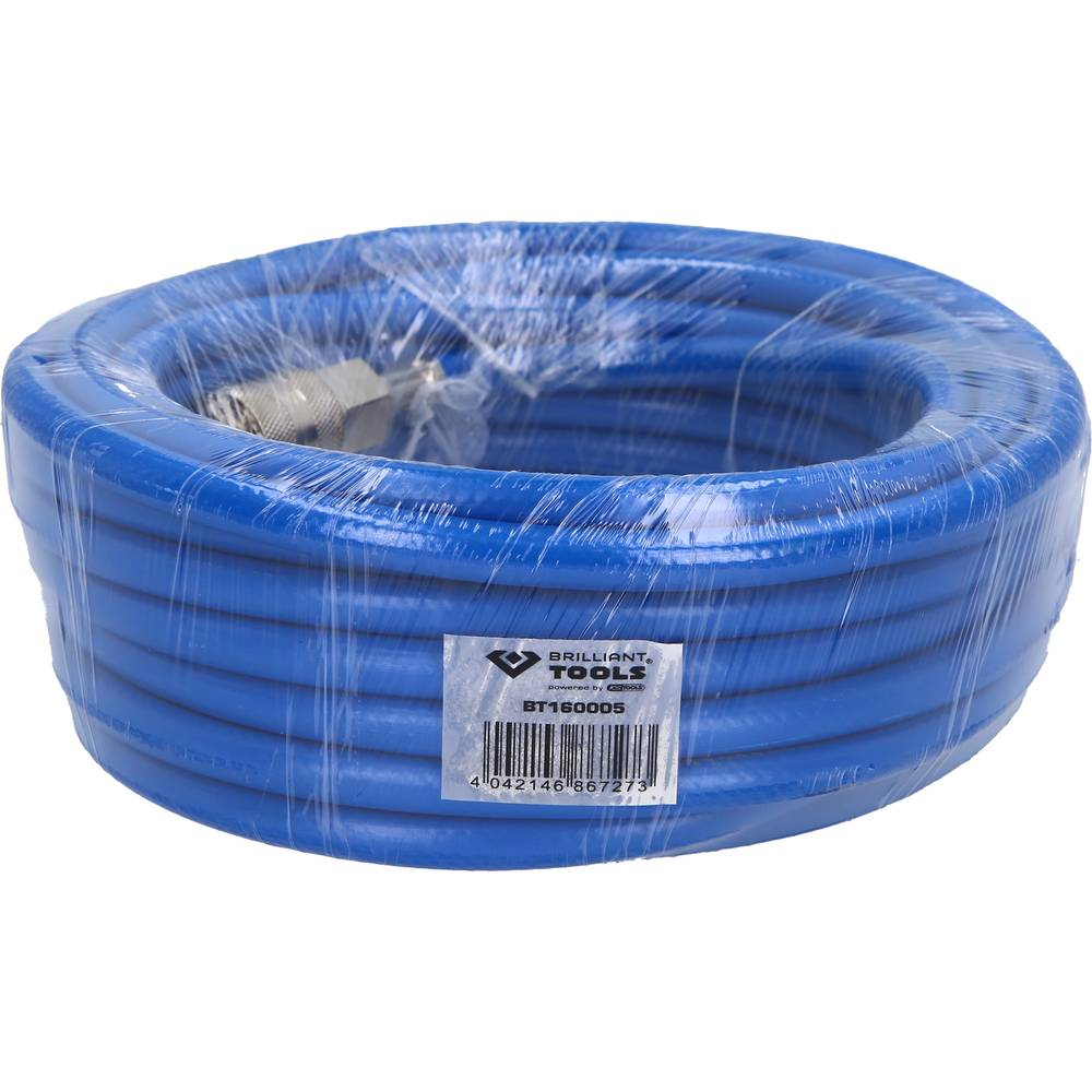 B-Ware Brilliant Tools Bt160005 Druckluft Schlauch 15 Bar Druckluftwerkzeug 2 Stück - 4042146867273