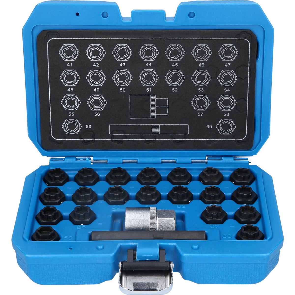 Brilliant Tools Felgenschloss Sortiment Radmutter Schlüssel für BMW 22-teilig - 4042146781548